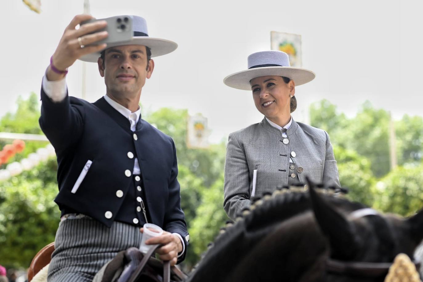 Ambiente este miércoles en la Feria de Sevilla