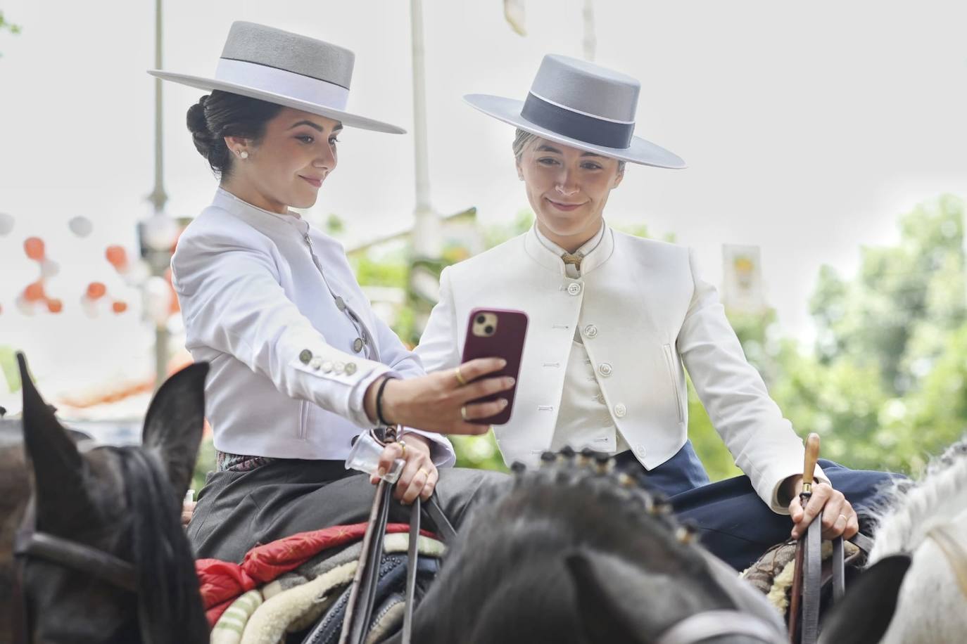 Ambiente este miércoles en la Feria de Sevilla