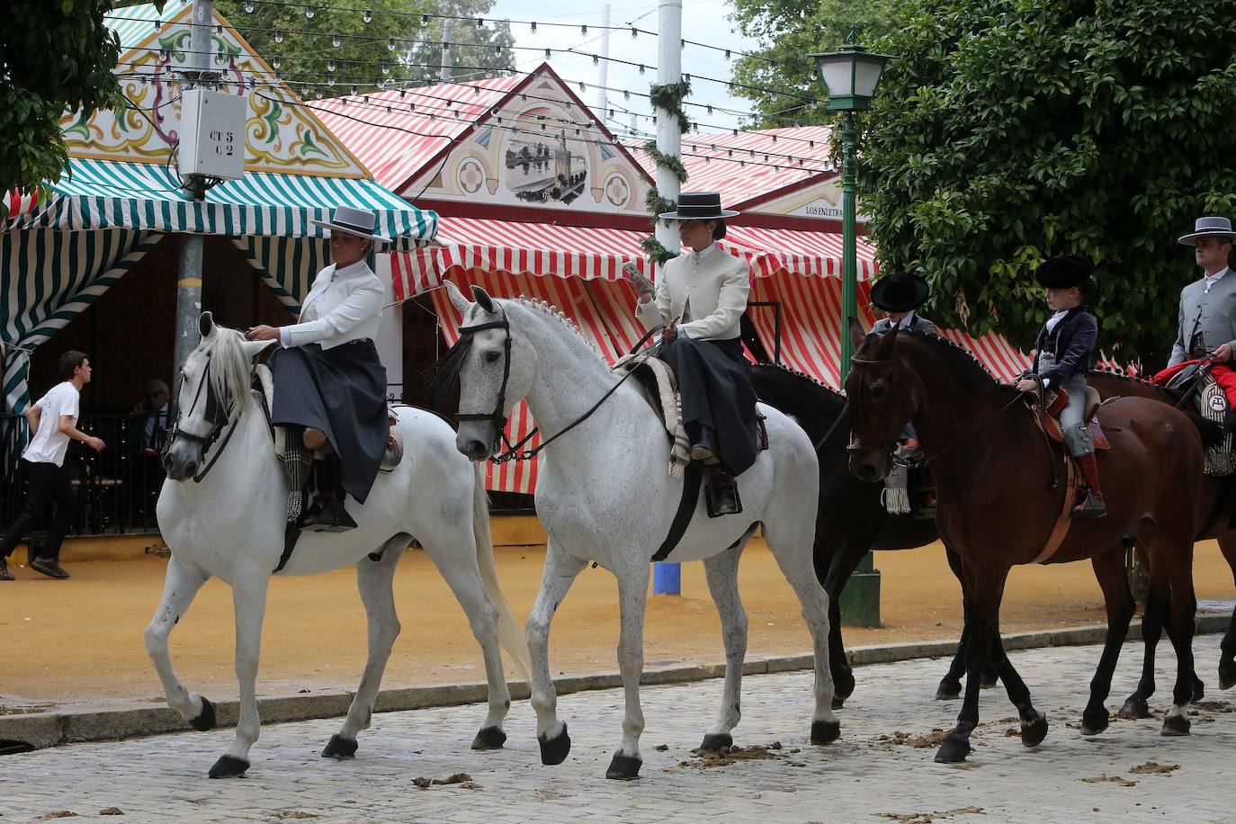 Ambiente este miércoles en la Feria de Sevilla