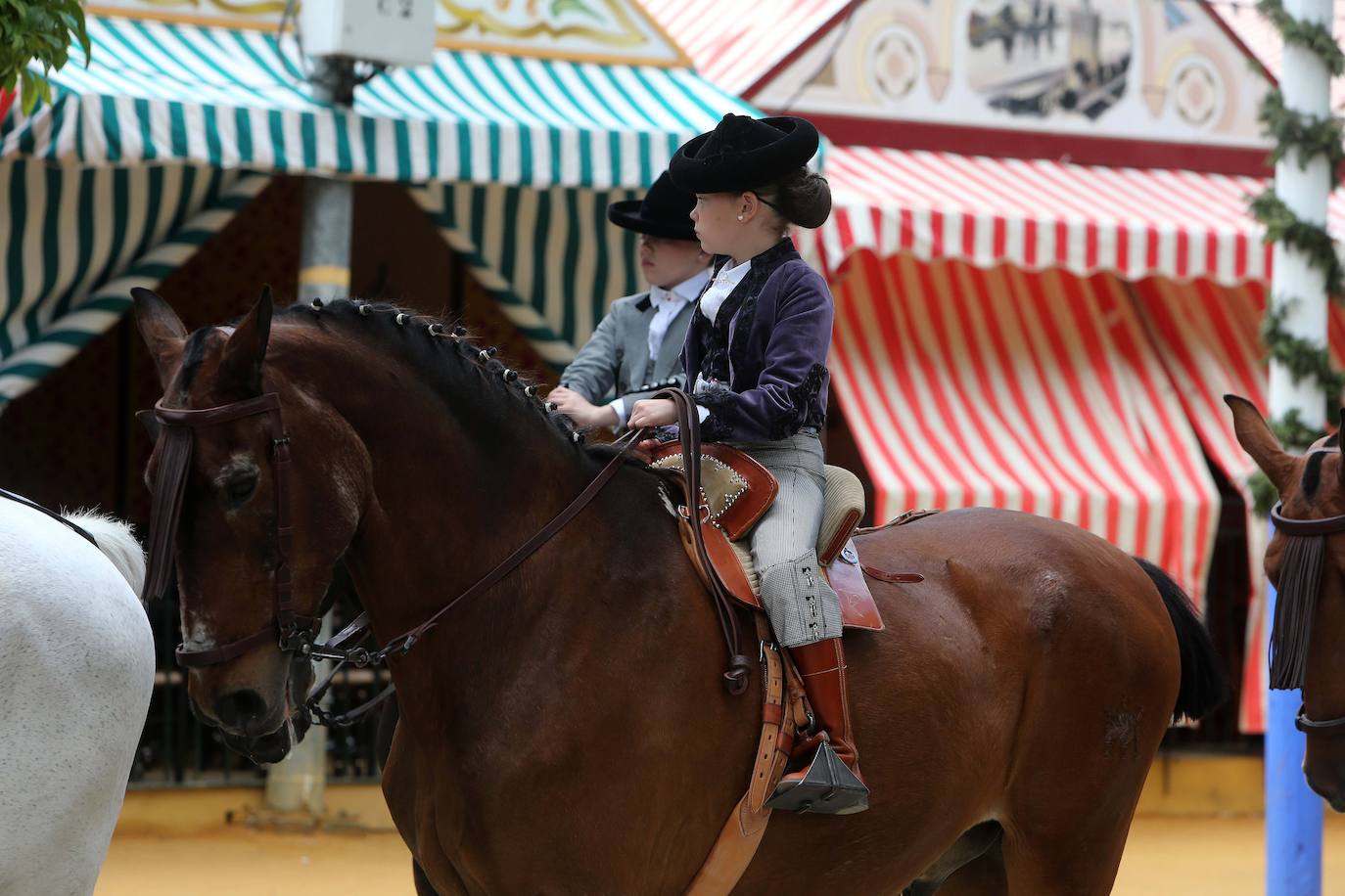 Ambiente este miércoles en la Feria de Sevilla