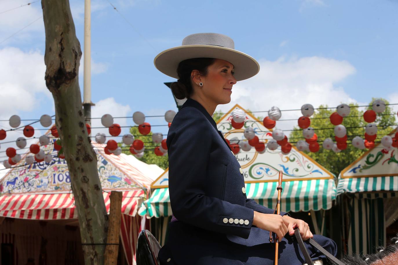 Ambiente este miércoles en la Feria de Sevilla