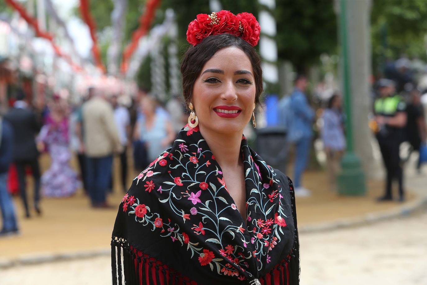 Ambiente este miércoles en la Feria de Sevilla