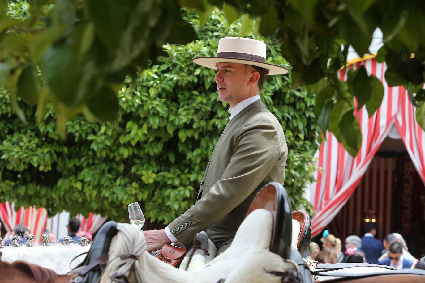 Ambiente este miércoles en la Feria de Sevilla