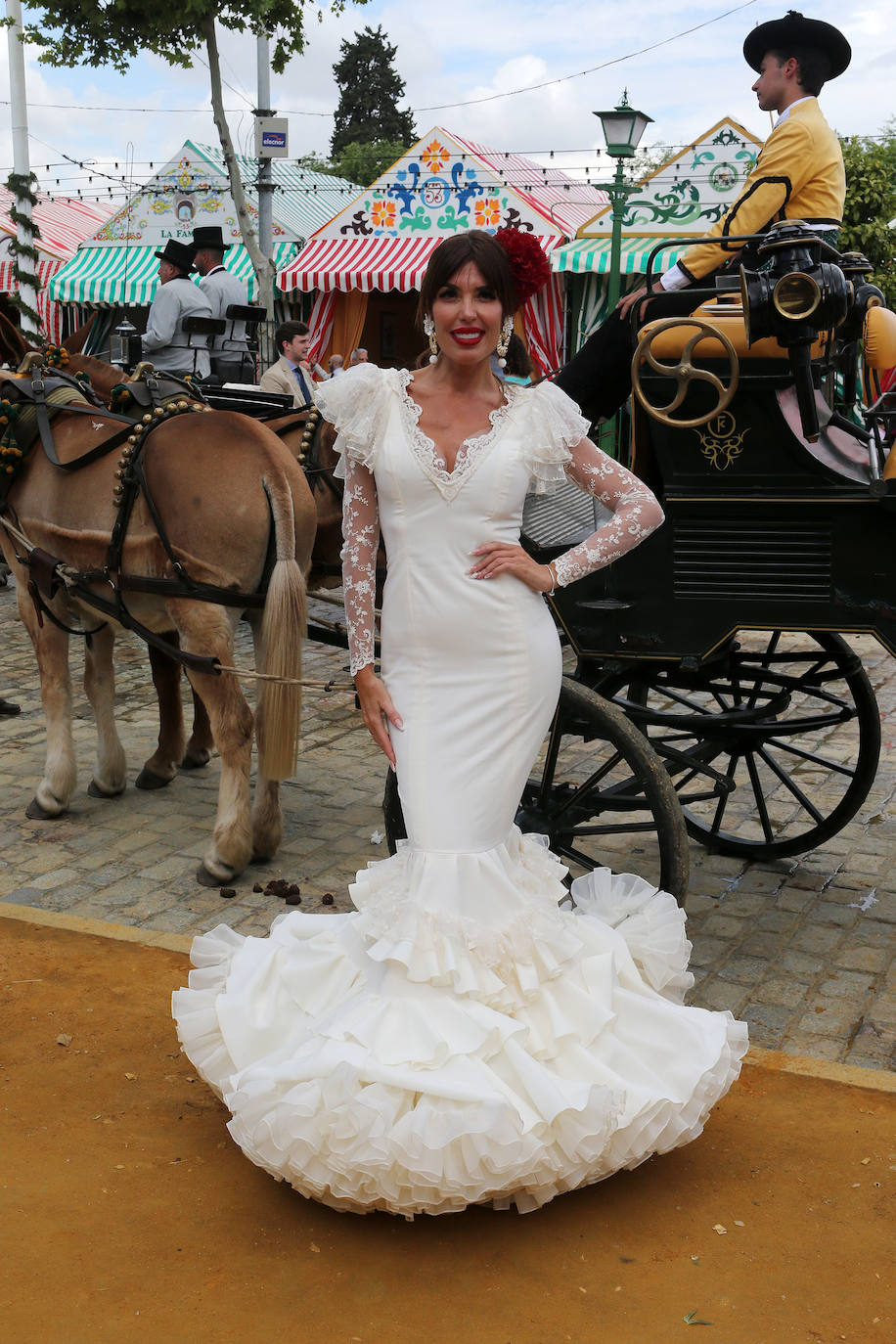 Ambiente este miércoles en la Feria de Sevilla