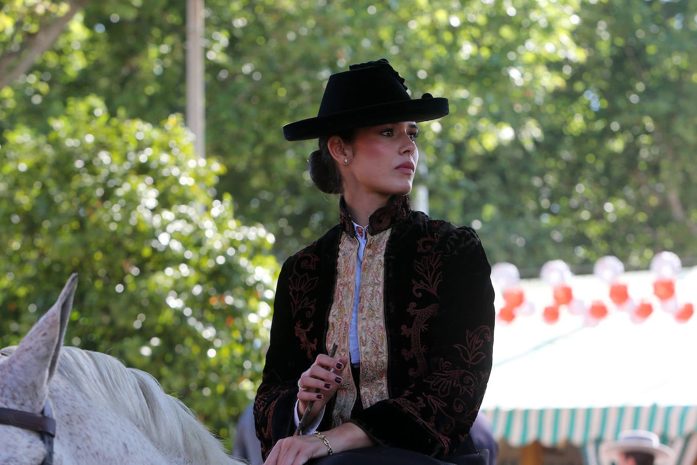 Ambiente este miércoles en la Feria de Sevilla