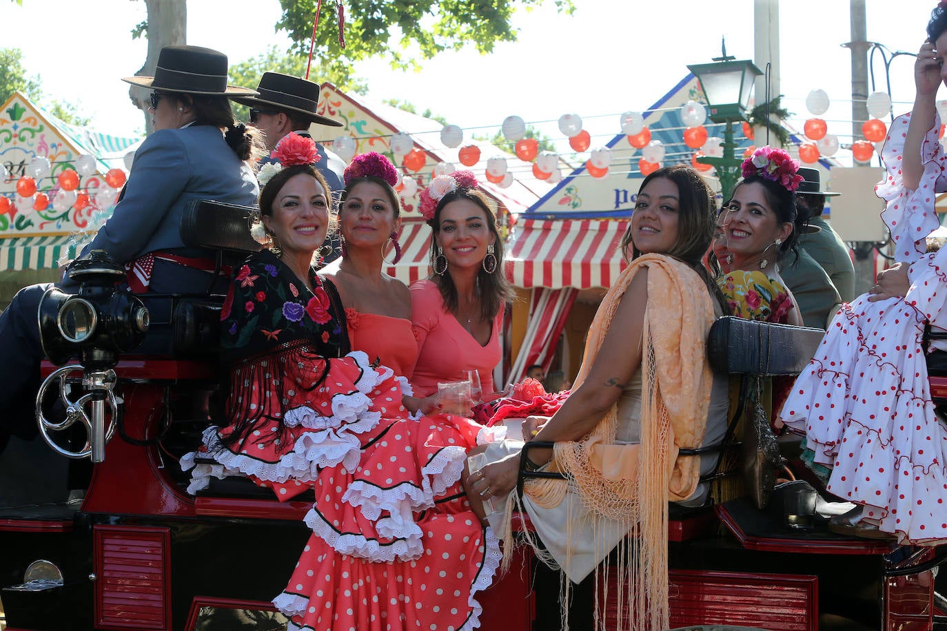 Ambiente este miércoles en la Feria de Sevilla