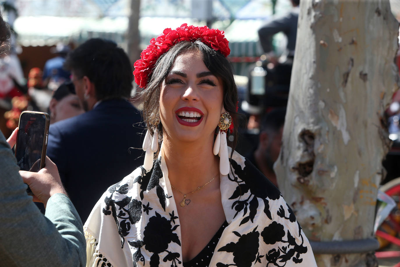 Ambiente este miércoles en la Feria de Sevilla