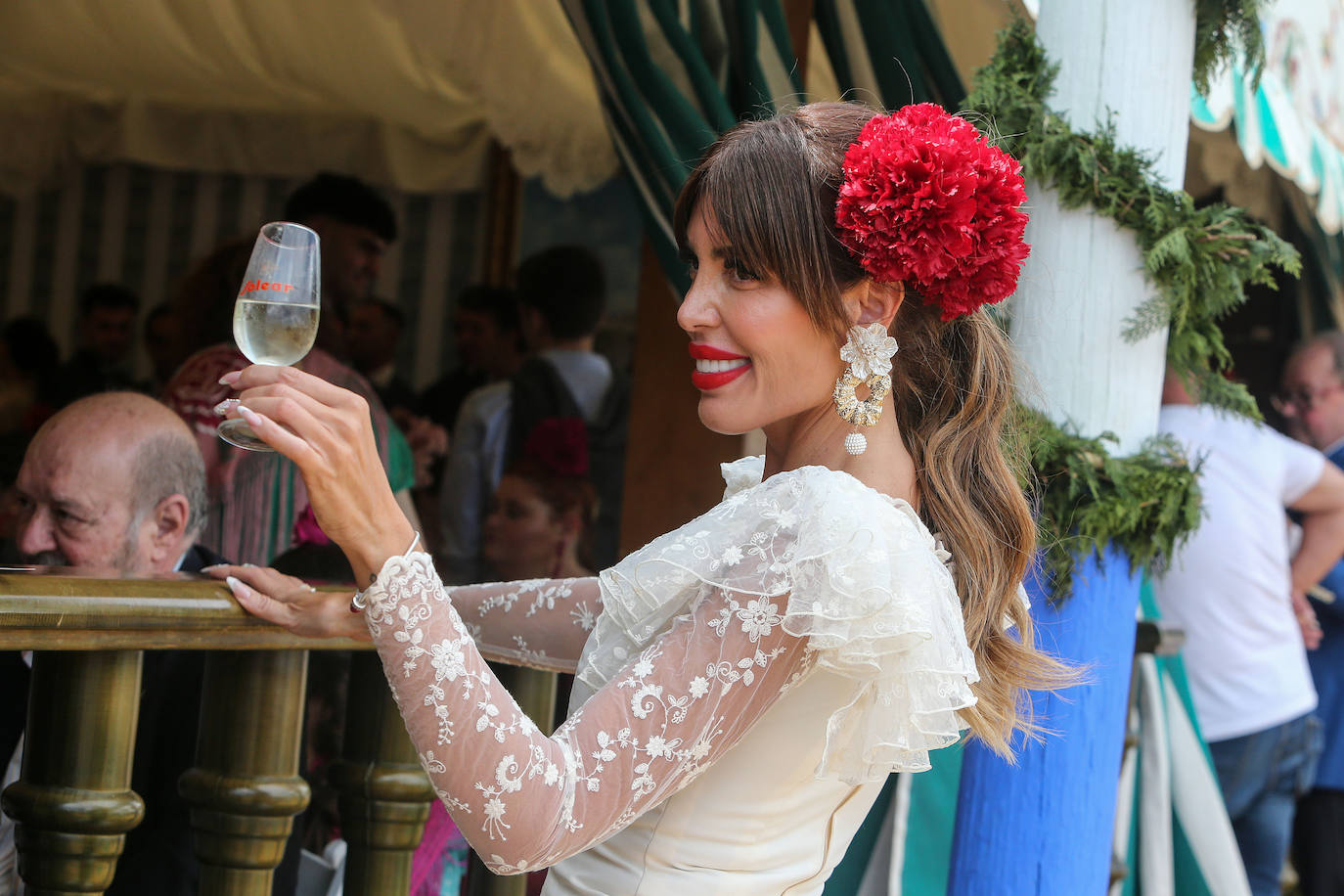Ambiente este miércoles en la Feria de Sevilla