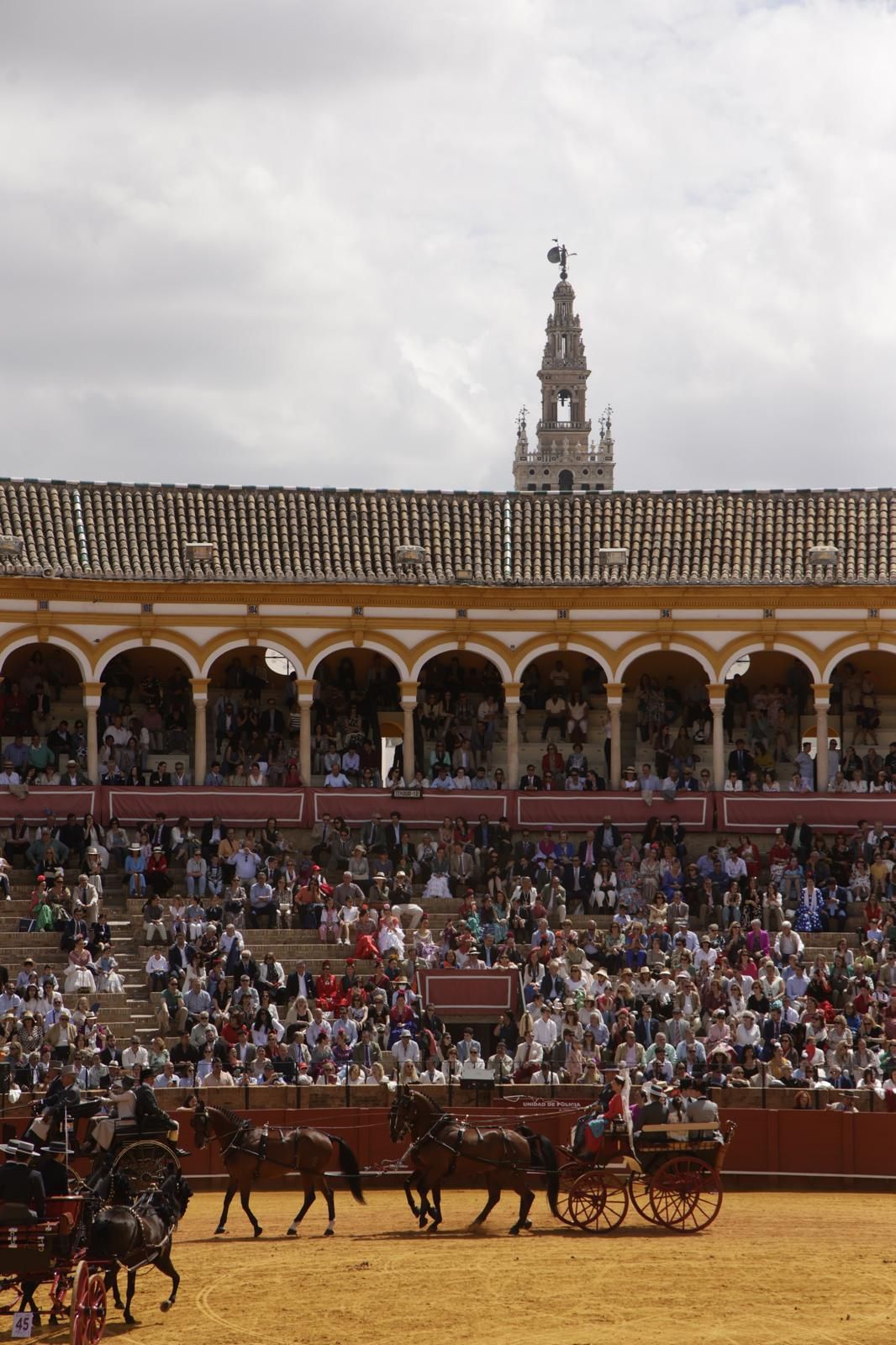 En imágenes, la Exhibición de Enganches en la Maestranza, un museo al aire libre