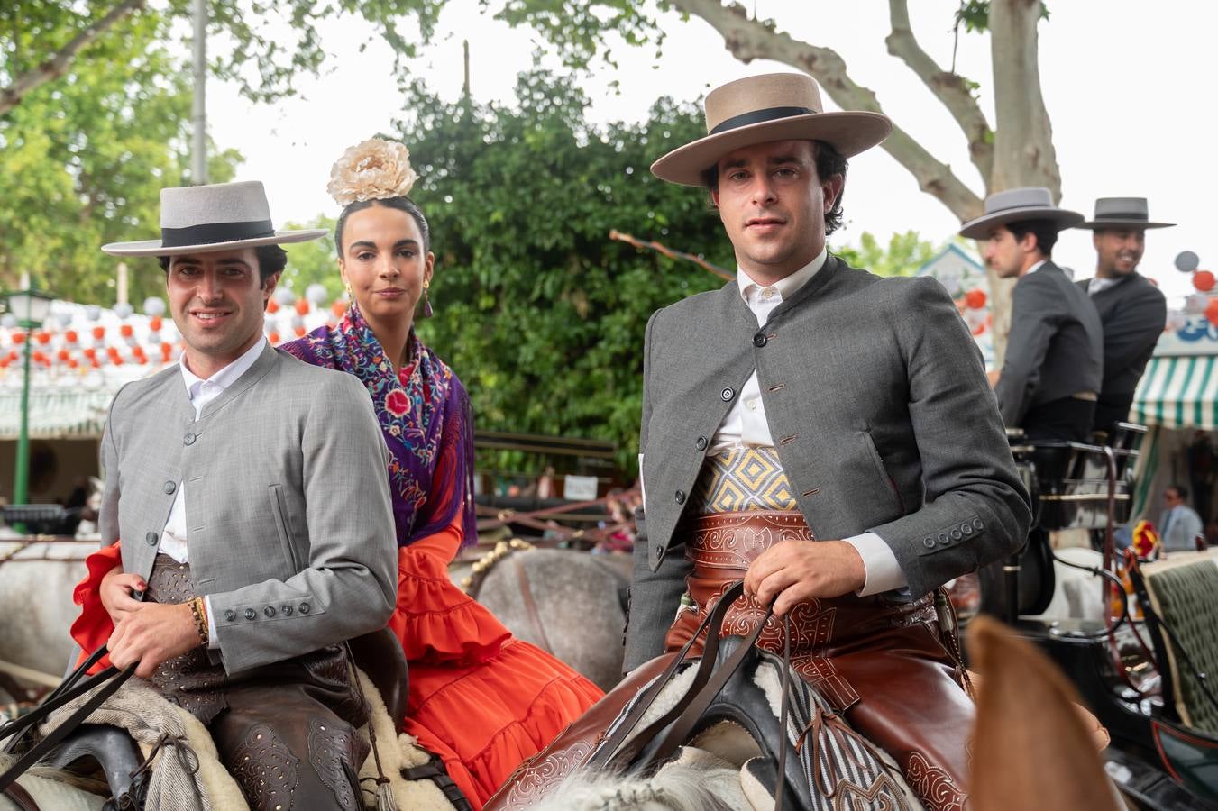 Rodrigo Fernández, Candela García y Javier Rodríguez