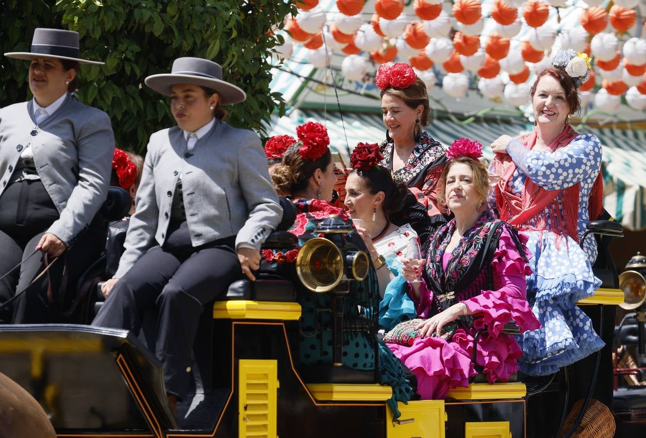 Ambiente en el real durante el viernes de Feria