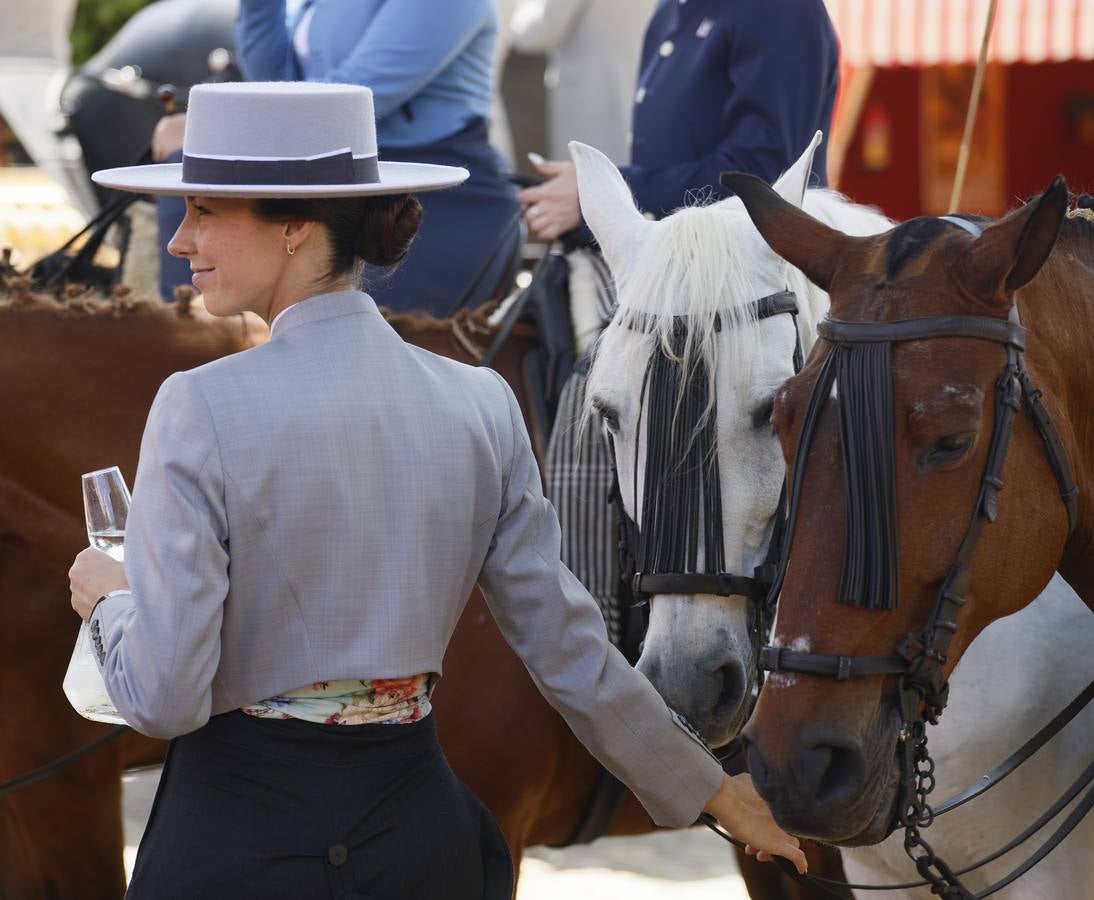 Ambiente en el real durante el viernes de Feria