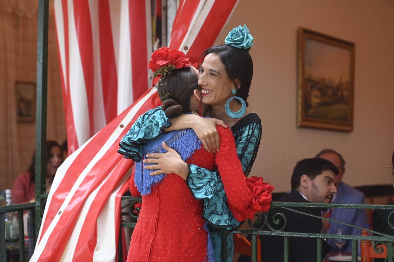 Ambiente festivo en el real, este sábado de Feria