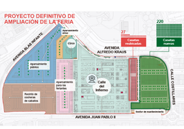 La Feria de Sevilla crecerá en 220 casetas y cuatro calles por el retranqueo de la calle del Infierno
