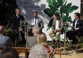 Lucas Macías, Jordi Tort, José Ángel Vélez y Fernando Mañes en la presentación de la temporada de la ROSS