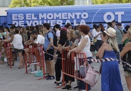 Colas del casting de Operación Triunfo de 2023 en Sevilla
