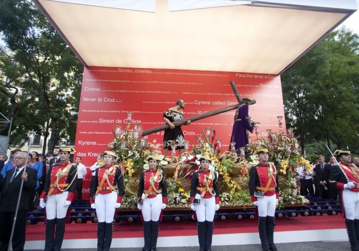 Nuestro Padre Jesús Nazareno durante la JMJ de 2011 en Madrid