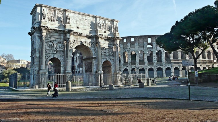 Arco de Constantino, en Roma