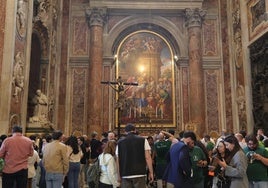 El Cachorro se despide de la basílica De San Pedro
