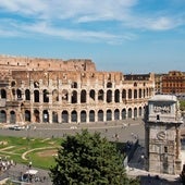 El Coliseo y el Arco de Constantino, dos lugares icónicos de Roma por los que pasará el Cachorro durante su procesión