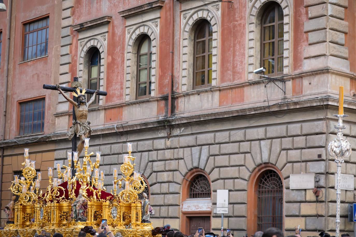 El Cachorro en la Gran Procesión del Jubileo de las Cofradías por las calles de Roma
