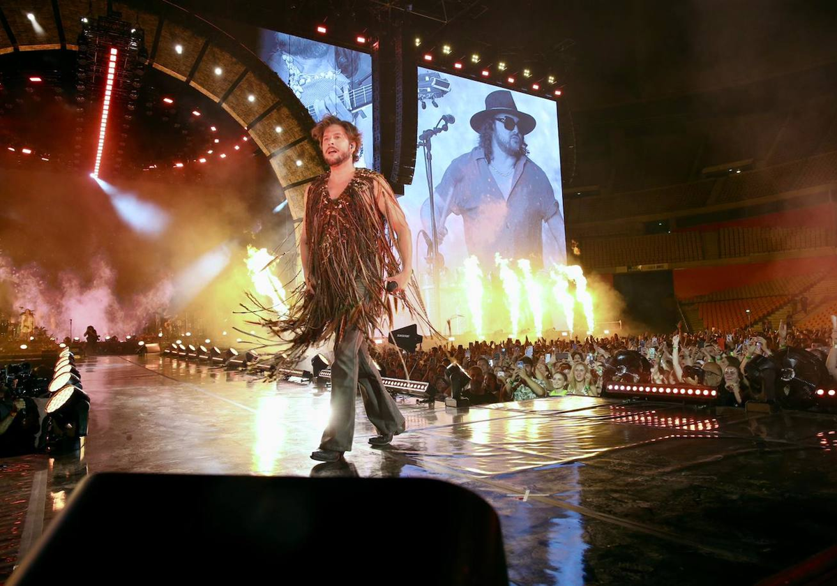 Manuel Carrasco en el concierto de Sevilla