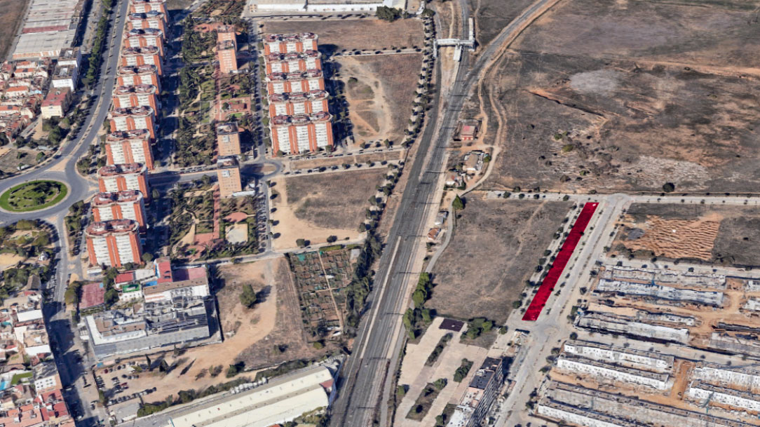 La zona de Bellavista en la que está la nueva promoción de Emvisesa
