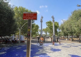 José Luis Sanz convocará un concurso de ideas para el rediseño de la Alameda de Hércules de Sevilla