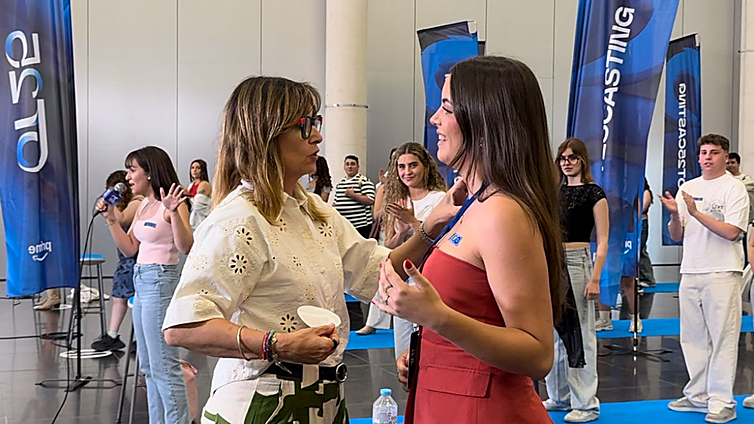 Noemí Galera confiesa en el casting de OT en Sevilla: «Sería un puntazo ver a Leire, ex de La Oreja de Van Gogh, de jurado»