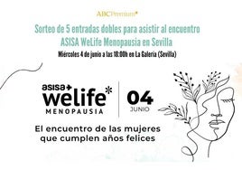 Consigue una de las 5 entradas dobles para asistir a ASISA WeLife Menopausia