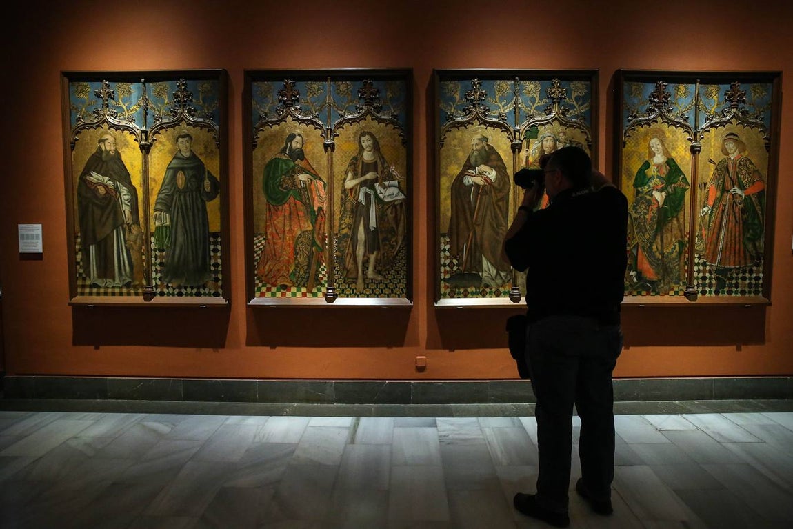 Un momento del acto celebrado en el museo de Bellas Artes de Sevilla