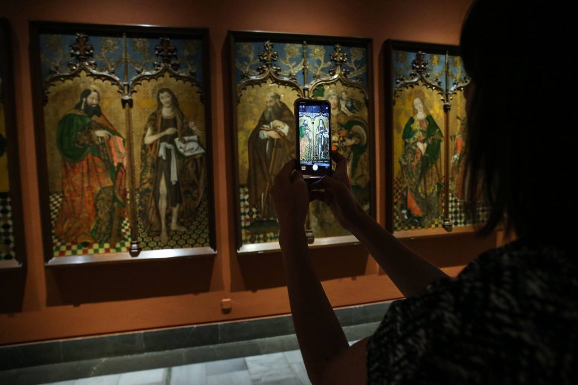 Un momento del acto celebrado en el museo de Bellas Artes de Sevilla