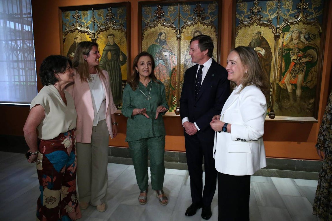 Un momento del acto celebrado en el museo de Bellas Artes de Sevilla