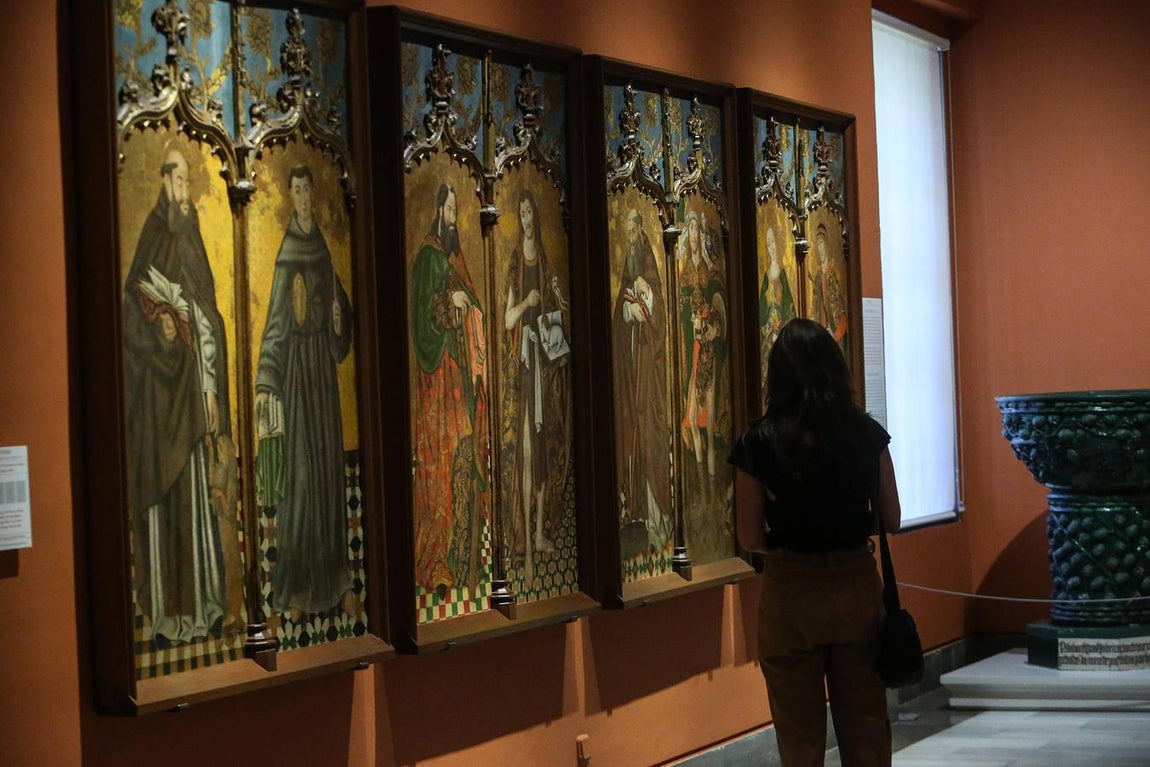 Un momento del acto celebrado en el museo de Bellas Artes de Sevilla