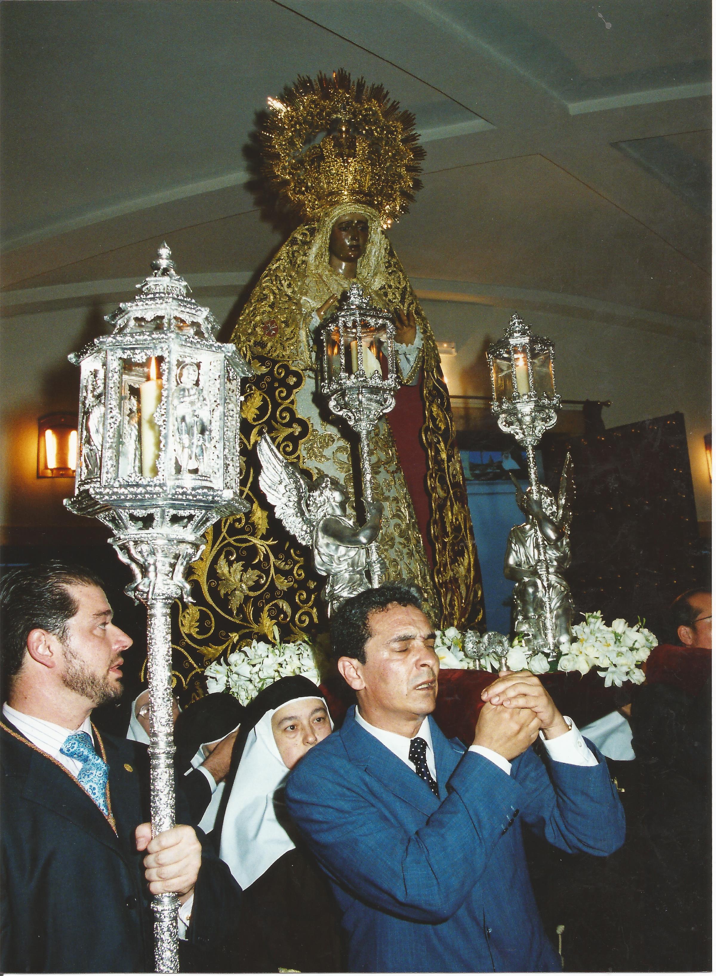 La Amargura en el convento de las Hermanas de la Cruz en 2002