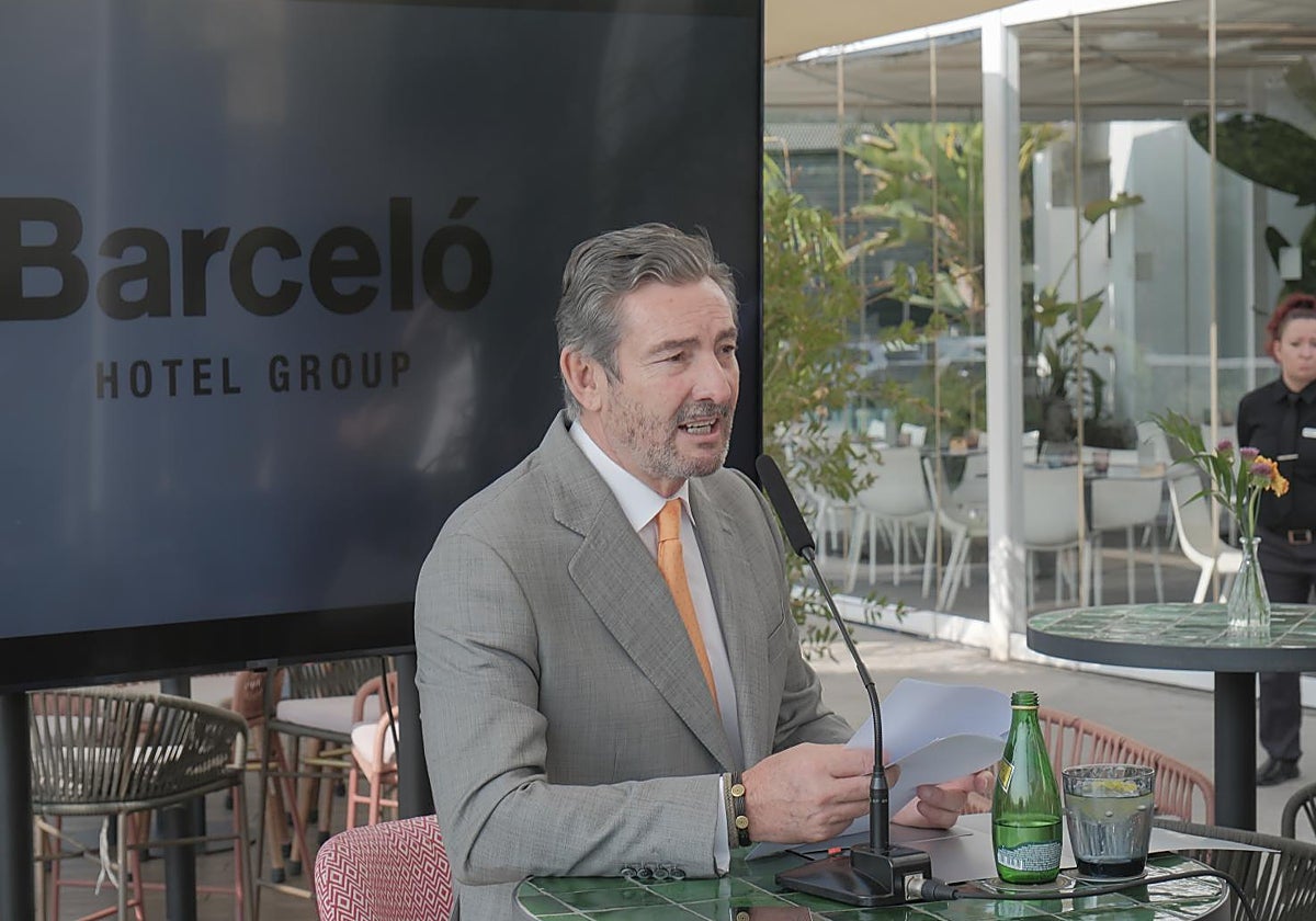 El director general de Barceló para la zona sur, Gaspar Sáez