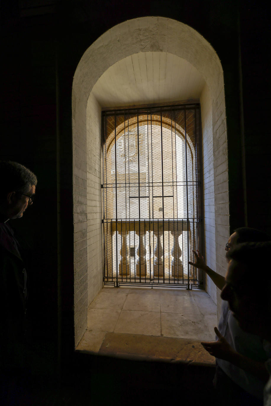 Mirador restaurado en la Giralda de Sevilla
