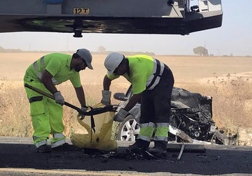 Imagen de archivo de un accidente de tráfico en la N-IV