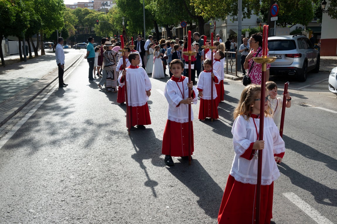 Las imágenes de las procesiones sacramentales del domingo de la Santísima Trinidad