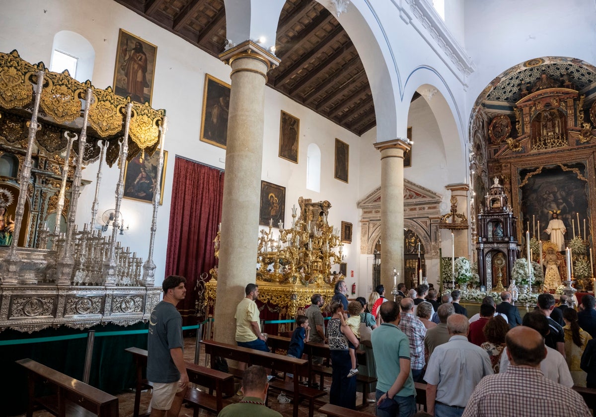 El Corpus de San Ildefonso en la iglesia de Santiago
