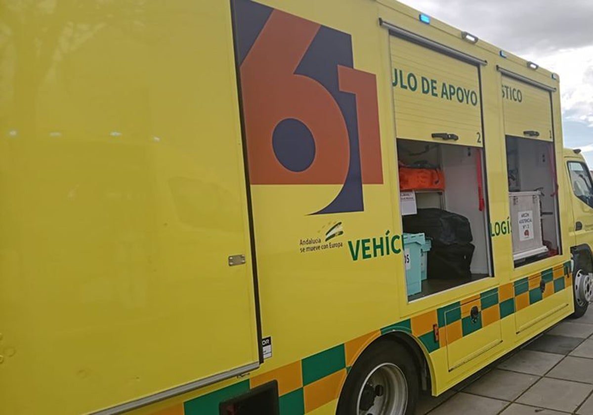 Imagen de archivo de un vehículo sanitario