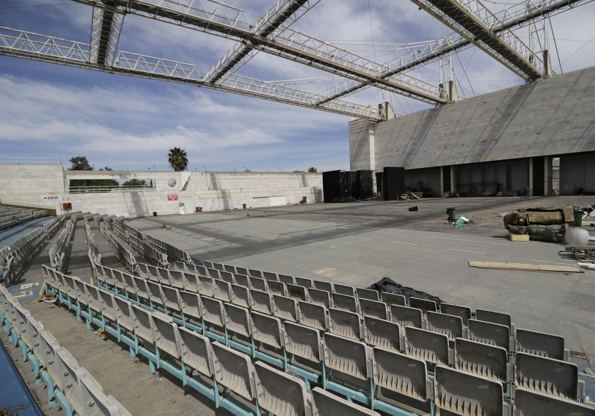 Imagen interior del auditorio Rocío Jurado en la Isla de la Cartuja