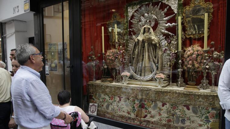 Escaparate de las agustinas de San Leandro
