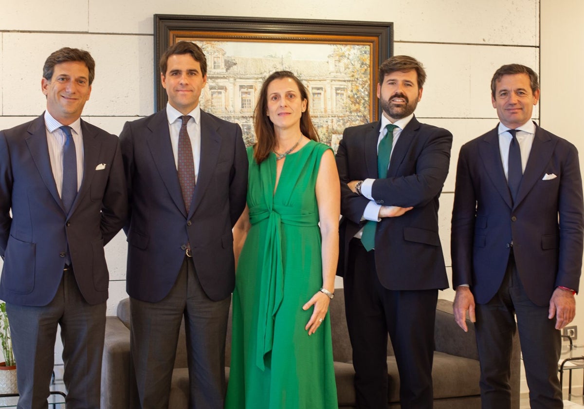 Gonzalo Bores Lazo; Jesús Tarancón Badío; María Luisa Villegas; Manuel Rodríguez Pareja y Bosco Aguilar Sainz de Rozas