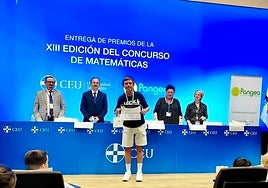 Un alumno del colegio Altair, segundo en la final nacional del Concurso Matemático Pangea