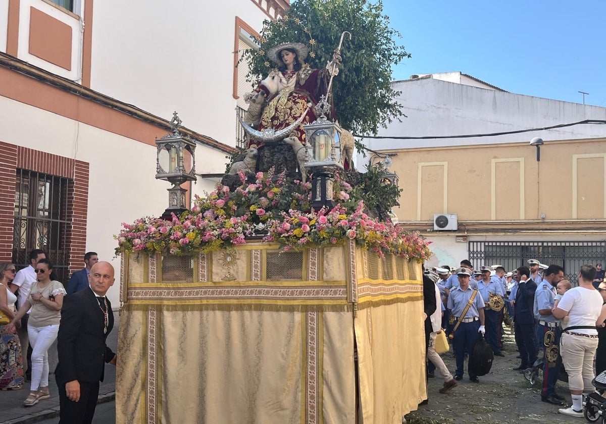 El paso de la Divina Pastora de las Almas se estrenará el domingo en la procesión