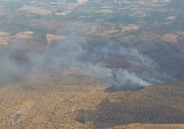 Estabilizado un incendio declarado en Castilblanco de los Arroyos