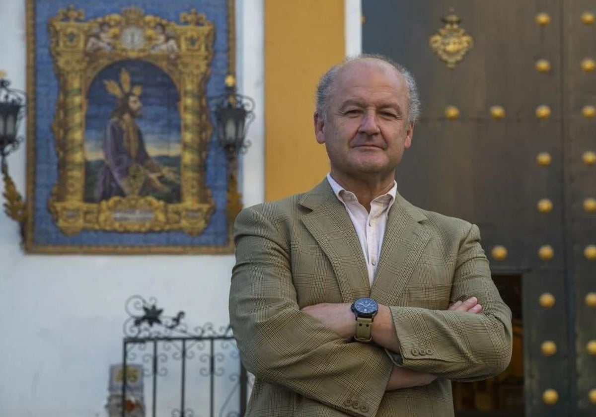 Alberto Balbontín, actual hermano mayor y candidato a la reelección