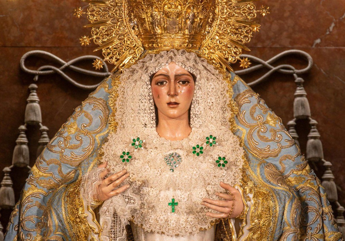 La Esperanza Macarena, este miércoles en su basílica