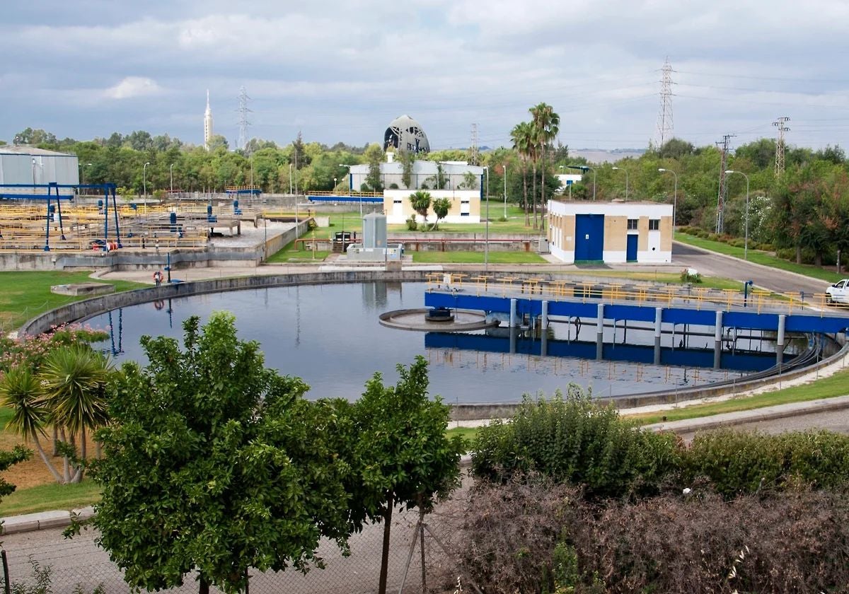 Estación de Depuración de San Jerónimo, que en su día paralizó la construcción del colector de Palmas Altas